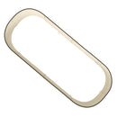 Outsunny Galvanised Raised Garden Bed with Safety Edging, Cream White
