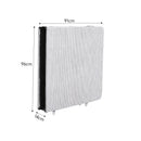 Livingandhome Steel Frame Folding Rollaway Bed with 4 Wheels