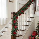 Lifeideas 2.7m LED Light String Berry Ball Flower Garland Christmas Decor