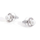 Heart-Shaped Stud Earrings