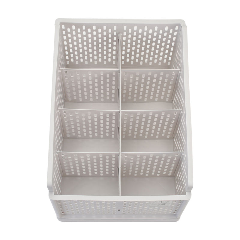 Lifeideas Plastic Stackable Clothes Storage Basket Drawer Organizer