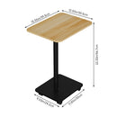 Livingandhome Modern C-Shaped Mobile Side Table