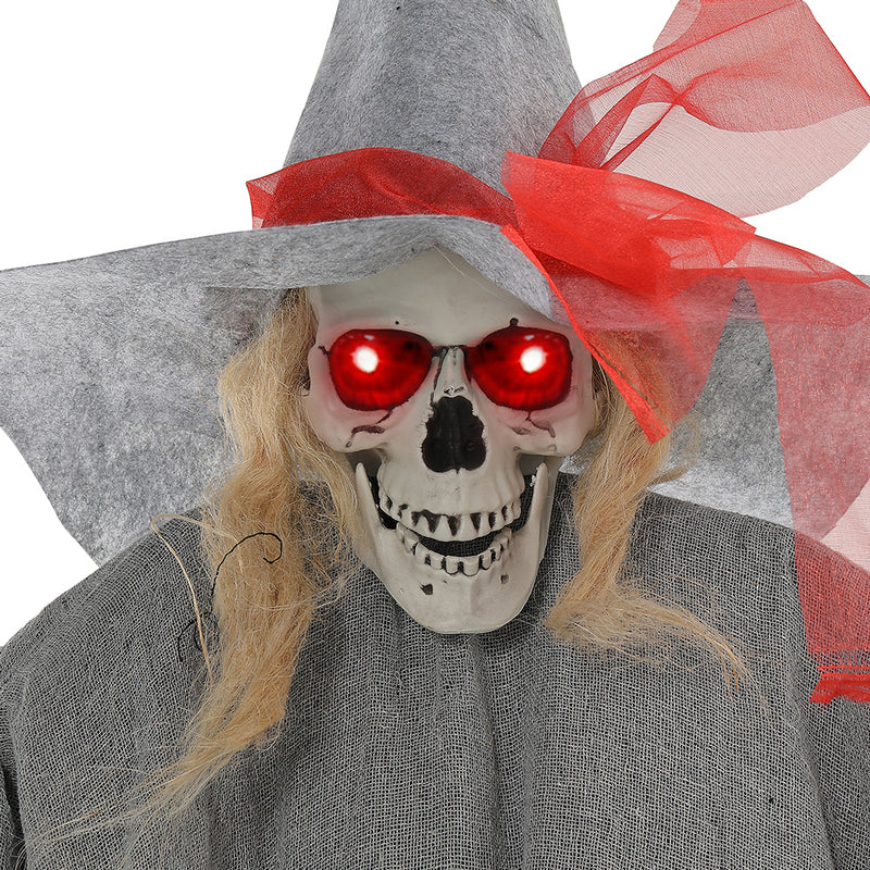 Halloween Voice-Activated Hanging Witch