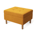 Livingandhome Tufted Rectangular Storage Ottoman