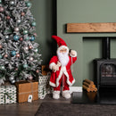 80cm Red Standing Mega Papa Noel Santa Claus Indoor Decoration