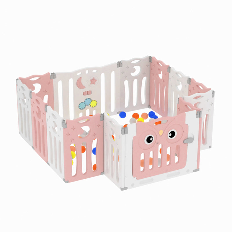 Kidkid Foldable 14 Panel Baby Playpen Safety Activity Centre