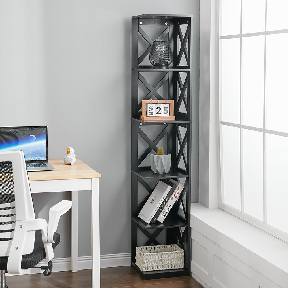 Livingandhome Freestanding 5-Tier Display Rack