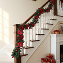 Lifeideas 2.7m LED Light String Berry Ball Flower Garland Christmas Decor