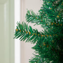 8ft (2.35m) Samuel Alexander Double Door Plain Green Flat Top Christmas Tree Arch with 2000 Tips