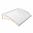 Garden Sanctuary Window Door Awning Canopy with Brackets