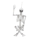 Poseable Skeleton Props for Halloween Party Decoration