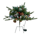 Lifeideas Artificial Christmas Planter Bushes Decoration
