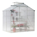 Breeins 4x6ft Aluminium Hobby Greenhouse With Window Opening