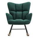 Livingandhome Modern Tufted Upholstered Rocking Chair