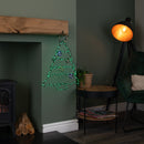 60cm x 46cm Light up FlexiBrights Christmas Tree Silhouette with 164 Multi-Coloured LEDs
