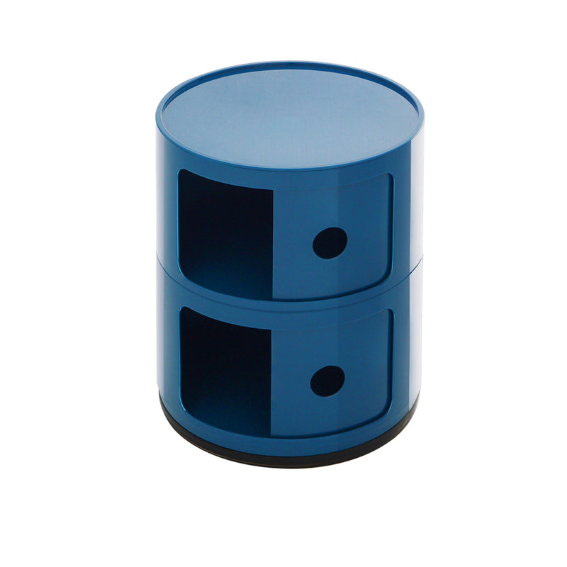 Lifeideas 2-Tier Round Storage Drawer Unit