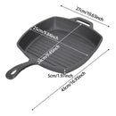 Lifeideas Rectangular Cast Iron Grill Pan