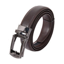Modishion Adjustable Leather Ratchet Belt With Automatic Buckle