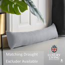 Velvet Chenille Thermal Fleece Lined Single Ring Top Door Curtain