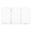 Kidkid 3 Panel Wooden Foldable Freestanding Pet Gate