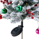 Lifeideas Set Of 2 Outdoor Solar-Powered Christmas Trees With Lights