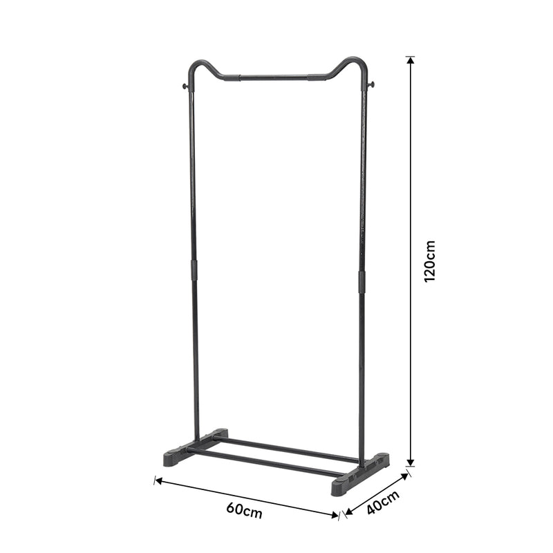 Lifeideas Freestanding Black Garment Clothes Rack