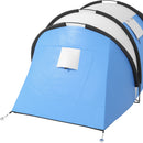Outsunny 2 Bedroom Camping Tent with Living Area, 3000mm Waterproof, Blue