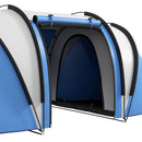 Outsunny 2 Bedroom Camping Tent with Living Area, 3000mm Waterproof, Blue