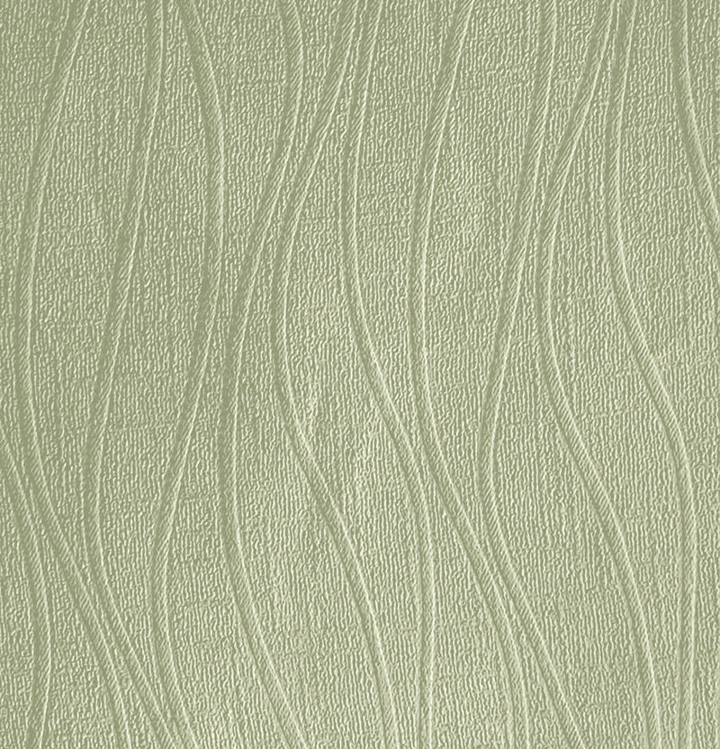 Enhanced Living Goodwood Green Thermal, Energy Saving, Dimout Eyelet Curtains with Wave Pattern - Pair