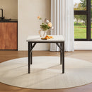 Livingandhome Marble Effect Folding Coffee Table