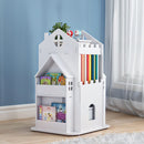 Kidkid 3-Tier Castle Kids Rotating Bookshelf