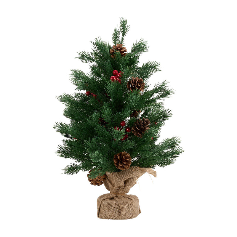 Lifeideas 2ft Small Christmas Tree with LED Lights