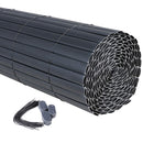 Livingandhome PVC Privacy Fence, Sun-blocked Screen Panels, Blindfold for Balcony