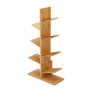 Livingandhome 7-Tier Wooden Tree Bookshelf