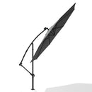 Livingandhome Outdoor 32 LED Lighted Patio Umbrella With Crank Lift System