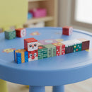 Kidkid Merry Christmas Theme Children Magnetic Building Blocks Toy Set