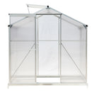 Breeins Aluminium Hobby Greenhouse with Base and Window Opening
