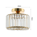 Livingandhome Crystal Mount Ceiling Light