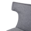 Livingandhome Set of 2 Upholstered Dining Chairs