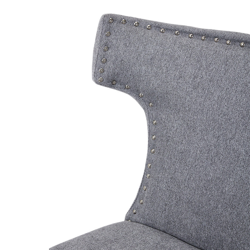 Livingandhome Set of 2 Upholstered Dining Chairs