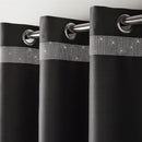 Palace Diamante Ring Top Blackout Curtains