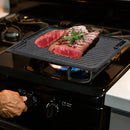 Breeins Black Cast Iron Grill Pan