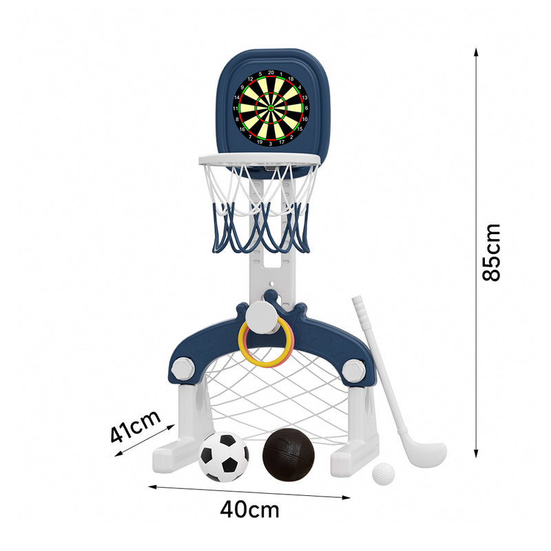 Livingandhome 5-in-1 Kids Basketball Hoop