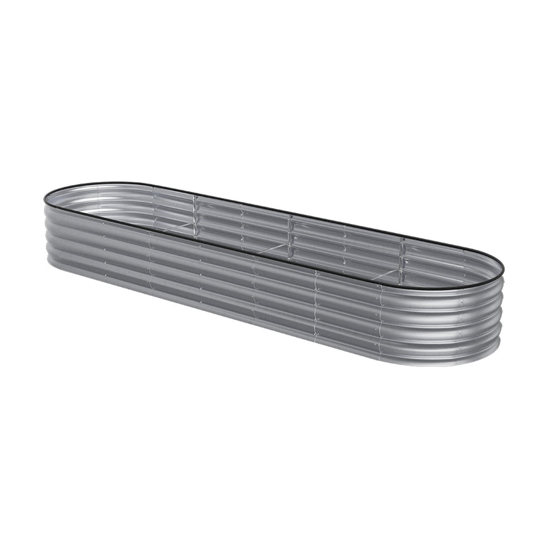 Breeins Galvanized Steel Outdoor Plant Bed