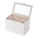 Sheonly 4-Tier Jewellery Storage Box with Transparent Lid