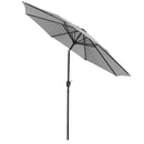 3M Large Rotating Patio Parasol for Outdoor Sunshade and Rain