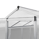 Breeins Aluminium Hobby Greenhouse with Base and Window Opening
