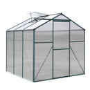 Breeins 6x6ft Aluminium Hobby Greenhouse With Window Opening