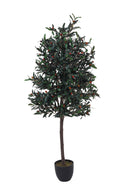 Breeins Artificial Olive Tree Decorative Plant In Planter