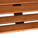 Outsunny Wooden Garden Swing Seat 3 Seater